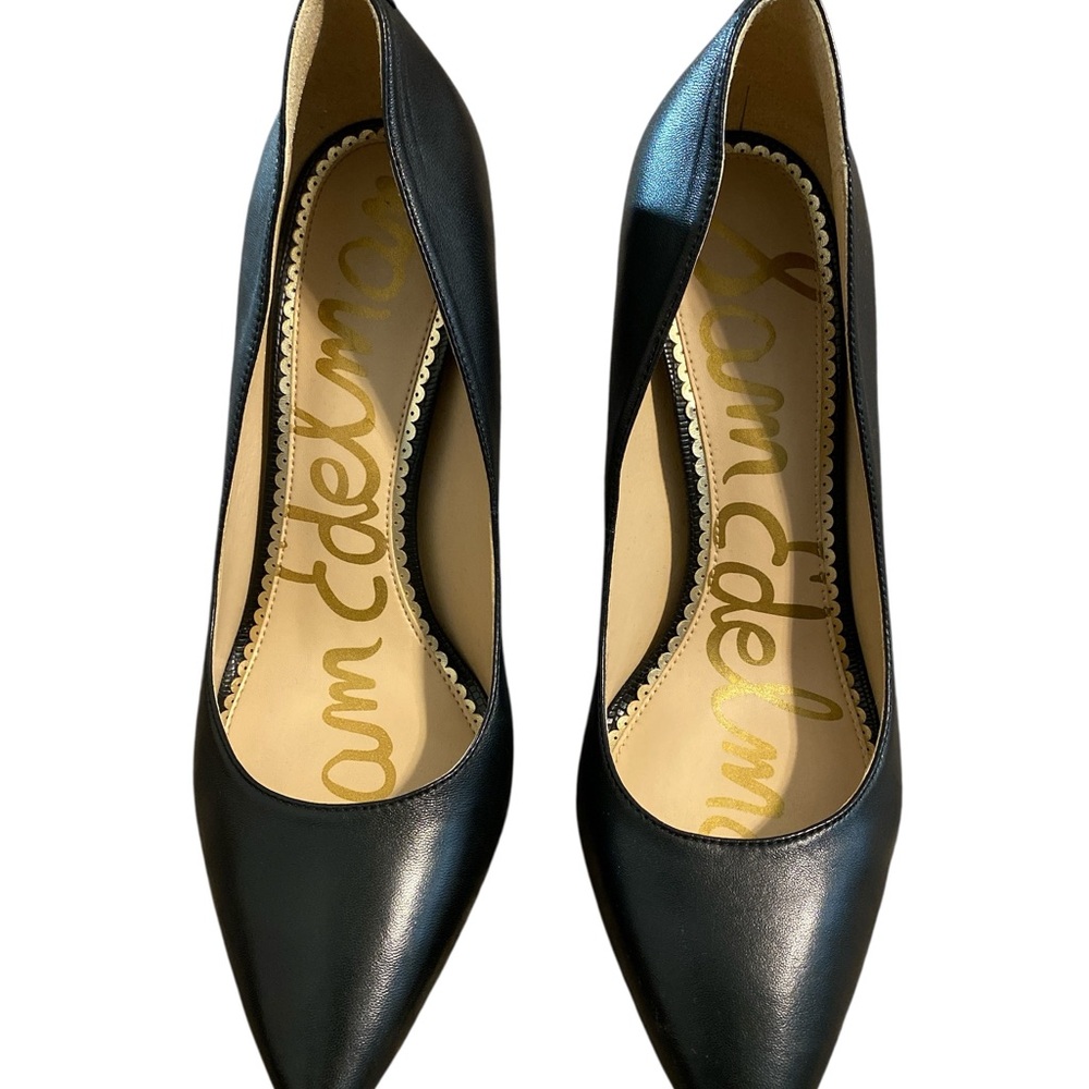 Sam Edelman Black Pointed Toe Heels